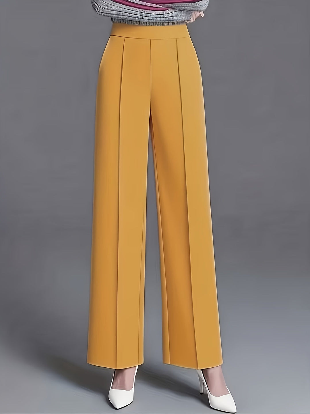 Maximiliana | Pantalón de tiro alto pierna ancha