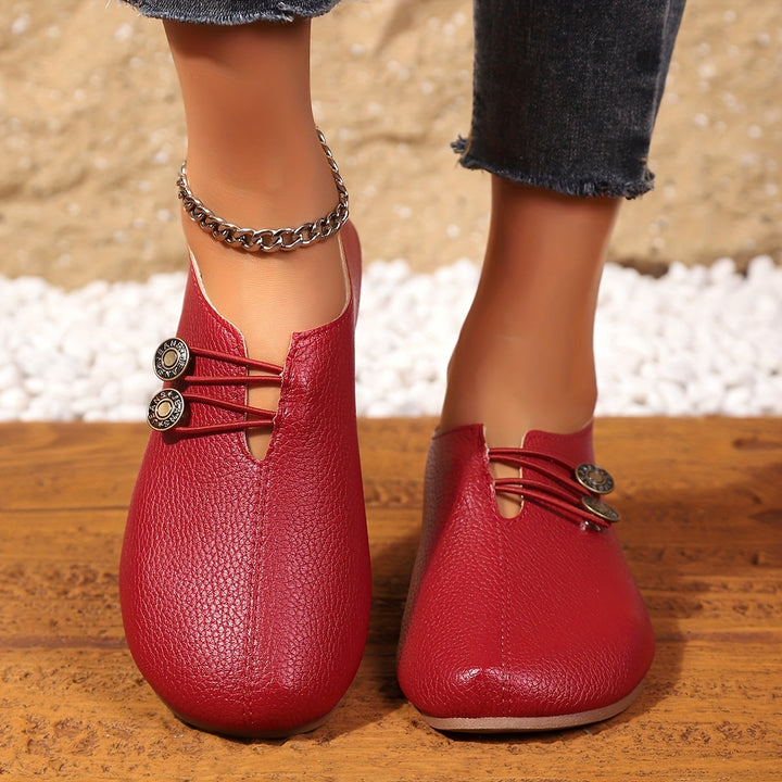 Cristal | Mocasines planos sin cordones
