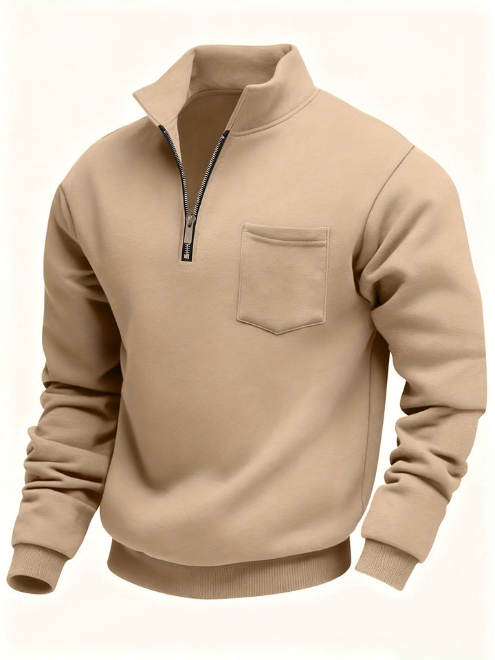 Genaro | Sweater medio cierre