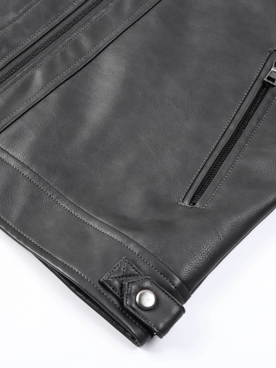 Recaredo | Chaqueta biker con cuello alto