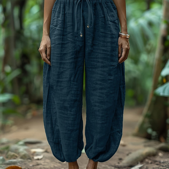 Alfonsina | Pantalón globo con cordón ajustable