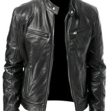 Héctor | Chaqueta moto cuello alto