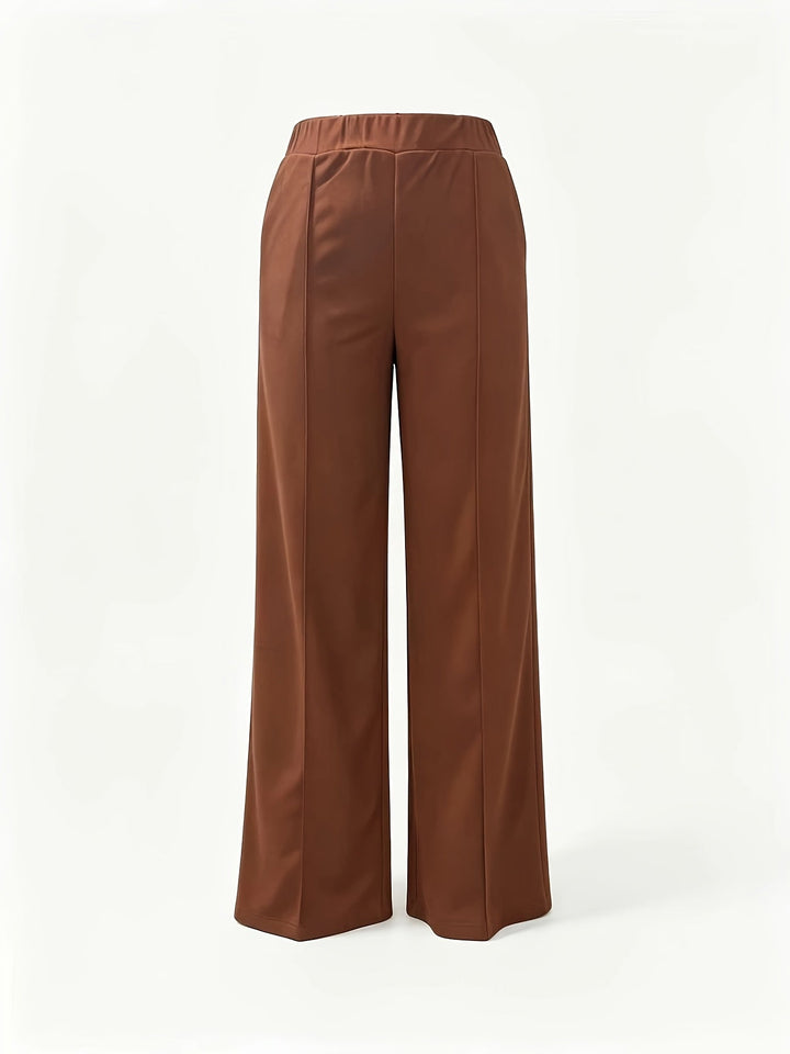 Saray | Pantalones de tiro alto y pierna ancha