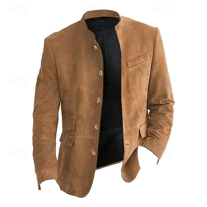 Eleodoro | Chaqueta de cuello mao para hombre