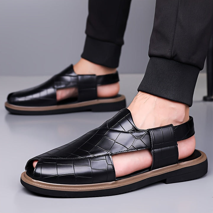 Gastón | Sandalias de diseño tejido para hombre