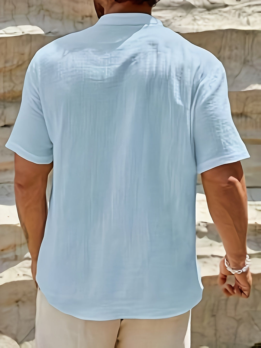 Tránsito | Camisa henley holgada