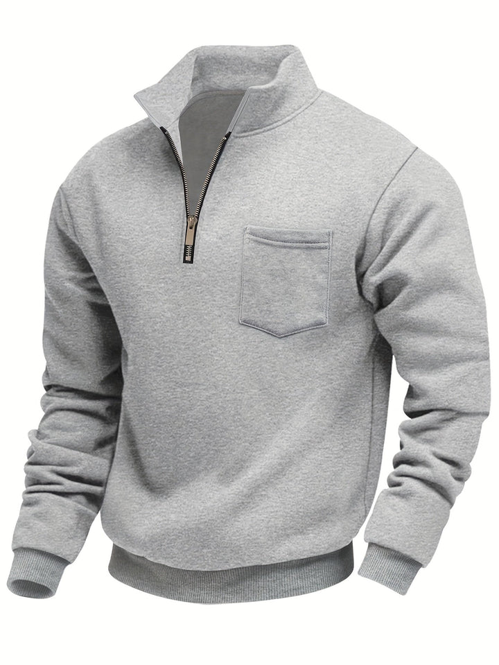 Genaro | Sweater medio cierre