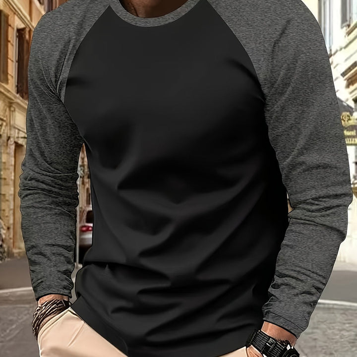 Diego Ignacio | Polera manga larga bicolor