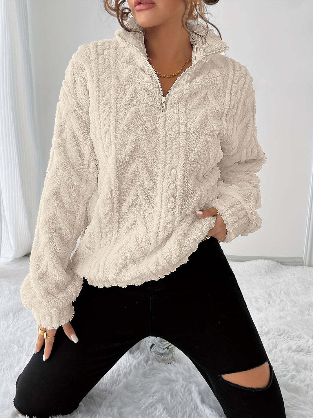 Pamela Andrea | Sweater texturado acogedor