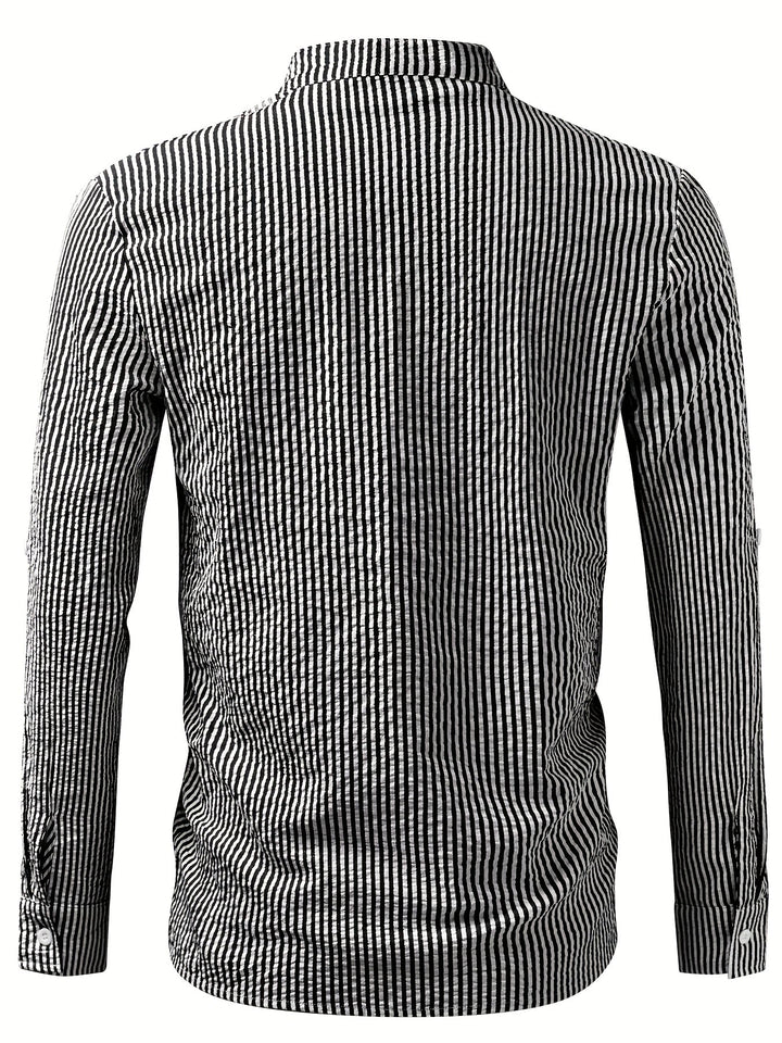 Cariqueo | Camisa henley a rayas