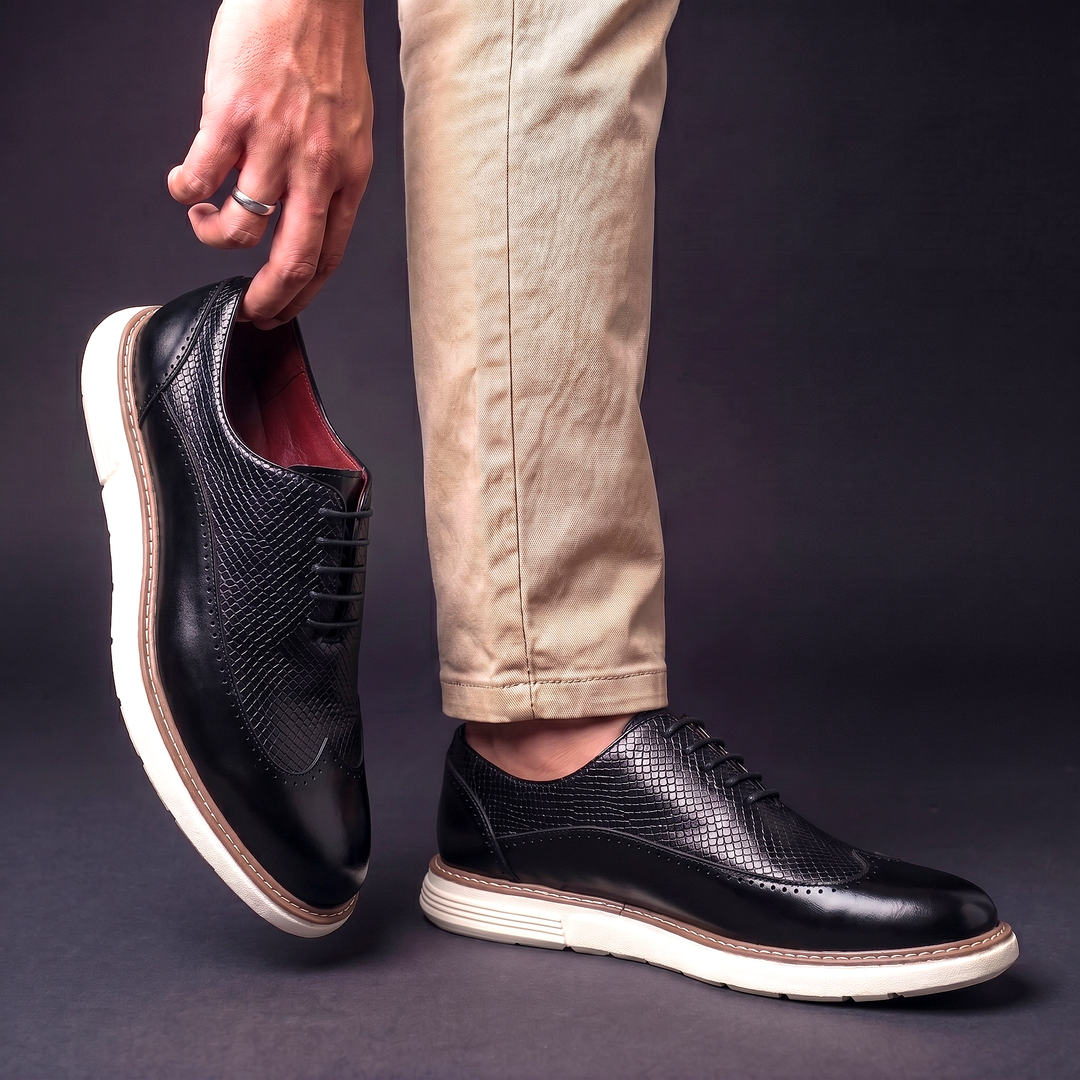 Federico | Zapatos oxford con puntera brogue