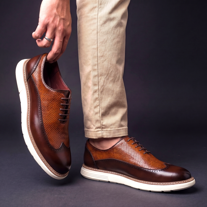 Federico | Zapatos oxford con puntera brogue
