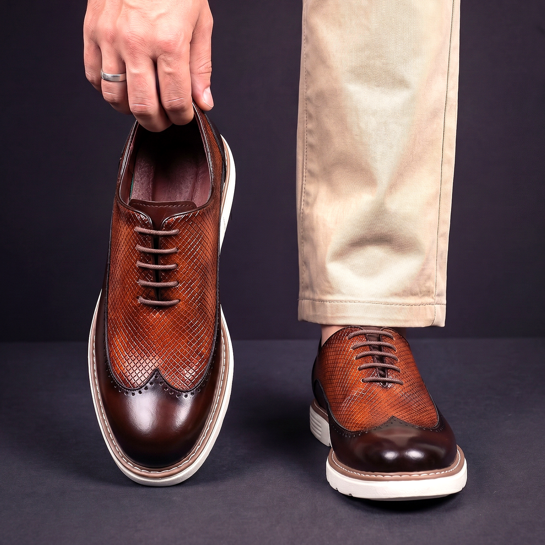 Federico | Zapatos oxford con puntera brogue
