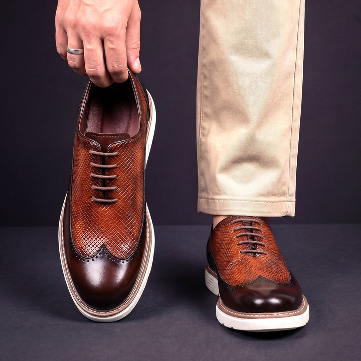 Federico | Zapatos oxford con puntera brogue