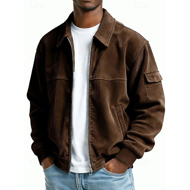 Jonás | Chaqueta de textura acanalada