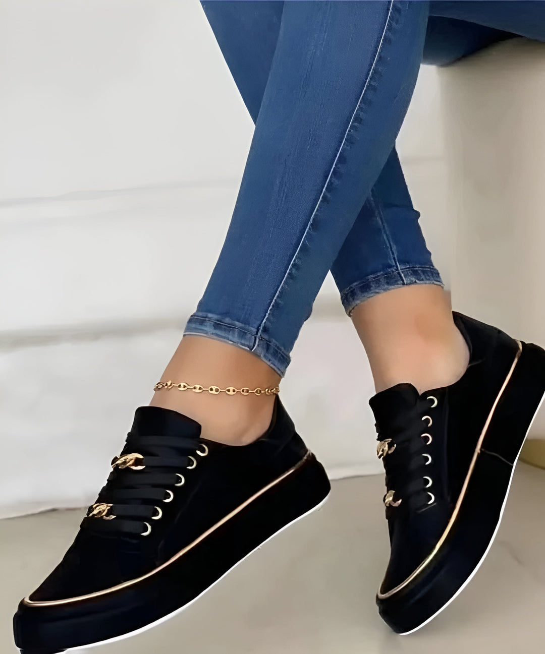 María Ángela | Zapatillas slip-On de plataforma