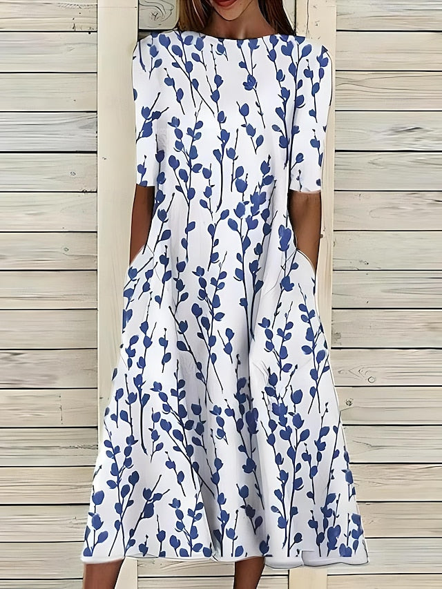 Berta | Vestido midi estampado floral