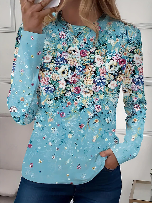 Laura Andrea | Túnica estampada de manga larga