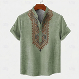 Amaro | Camisa bordada manga corta