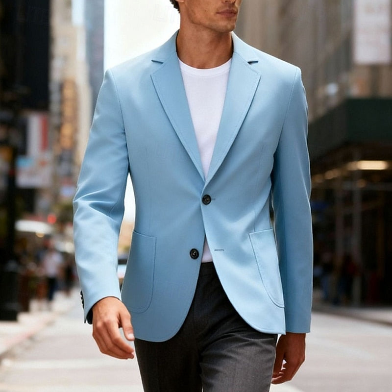 Marcos | Blazer cruzado simple de corte sastre