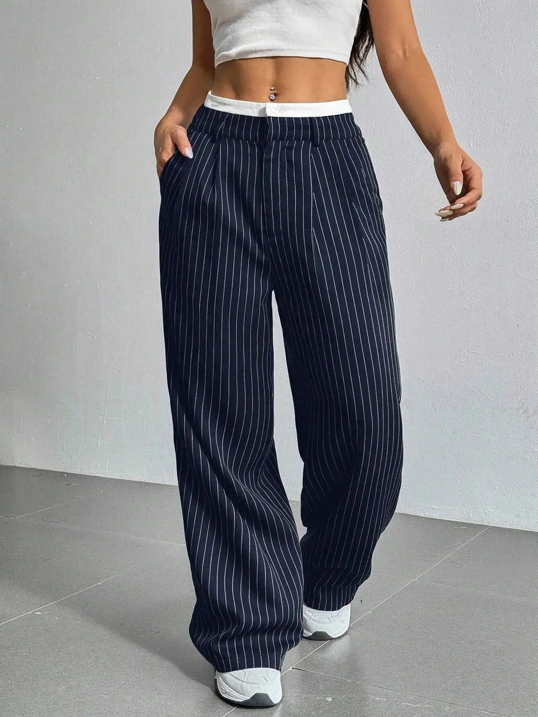 Katiuska | Pantalón ancho a rayas