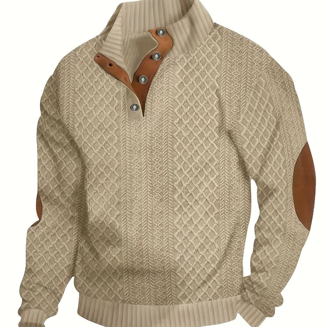 Recaredo | Sweater de cuello alto con botones