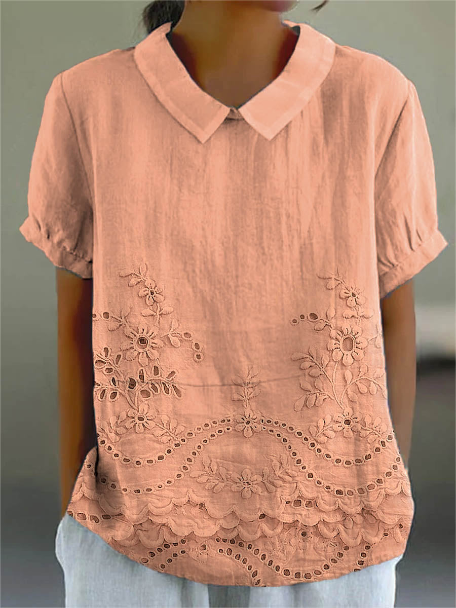 Marcia Andrea | Blusa bordada floral