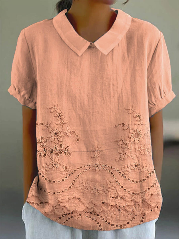 Marcia Andrea | Blusa bordada floral