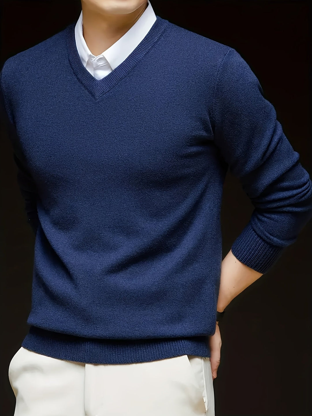 Germán | Sweater cuello V para hombre