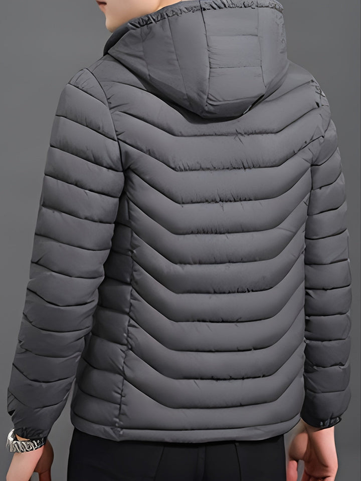 Enzo | Parka acolchada con capucha desmontable