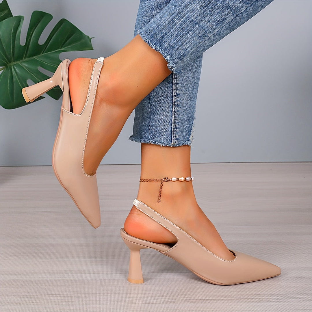 María Ester | Zapatos de taco destalonados en punta