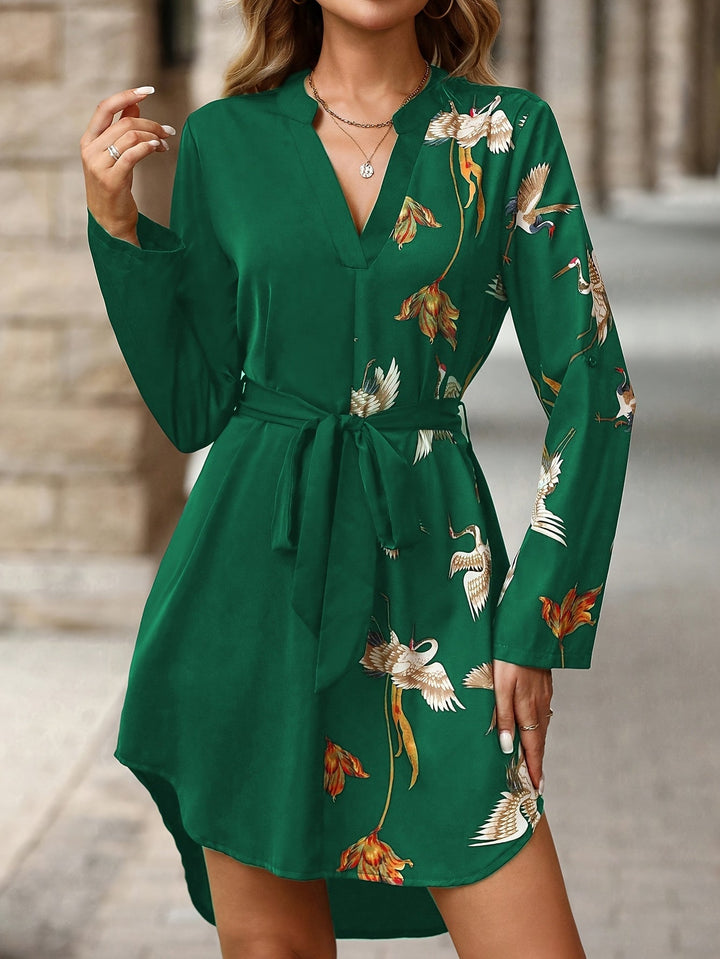 Solange | Vestido camisero con cinturón