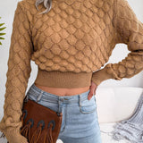 Astrid | Sweater cropped texturado