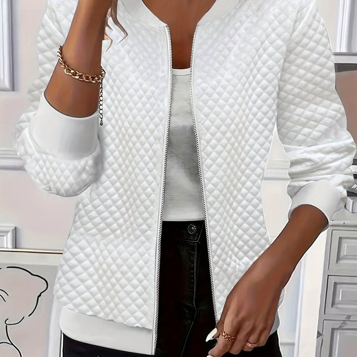 Daniela | Chaqueta con textura acolchada tipo rombo