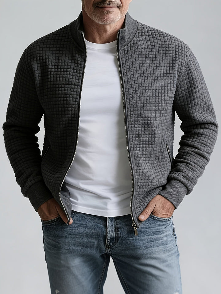 Colihuinca | Chaqueta con cierre y textura en relieve