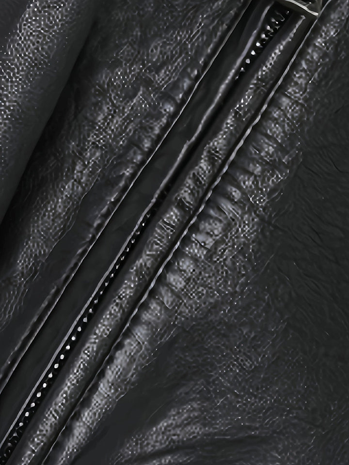 Héctor | Chaqueta moto cuello alto