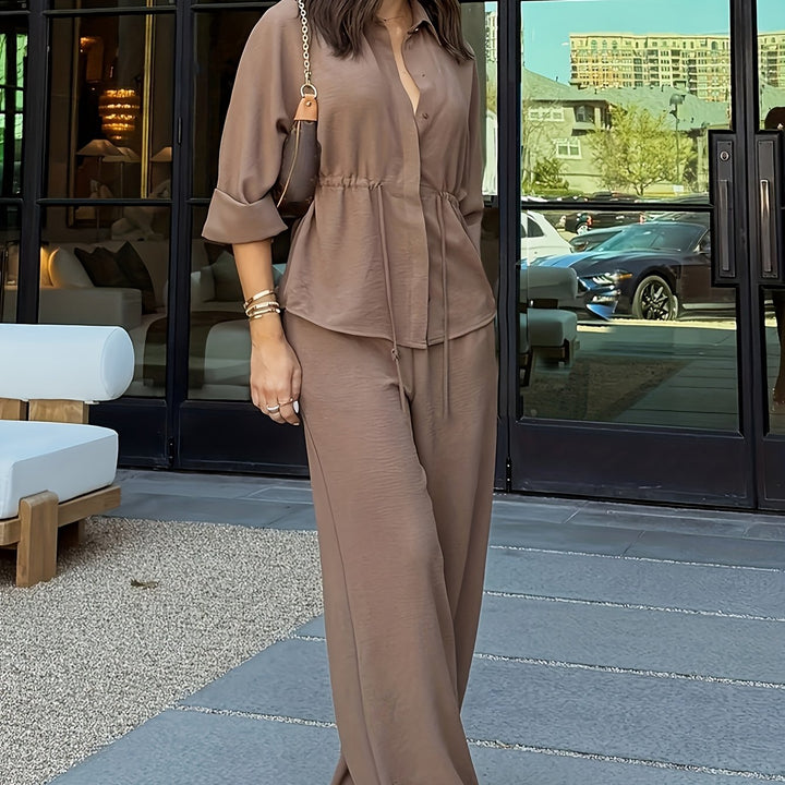 Silvia Elena | Conjunto de pantalón ancho
