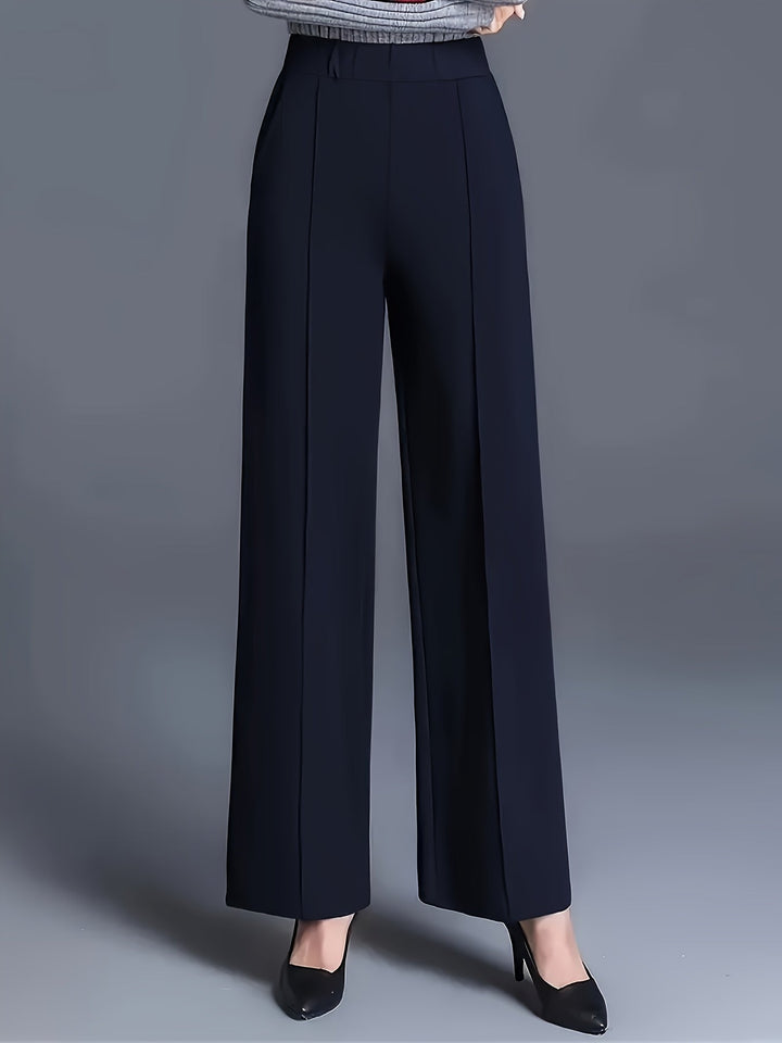 Saray | Pantalones de tiro alto y pierna ancha