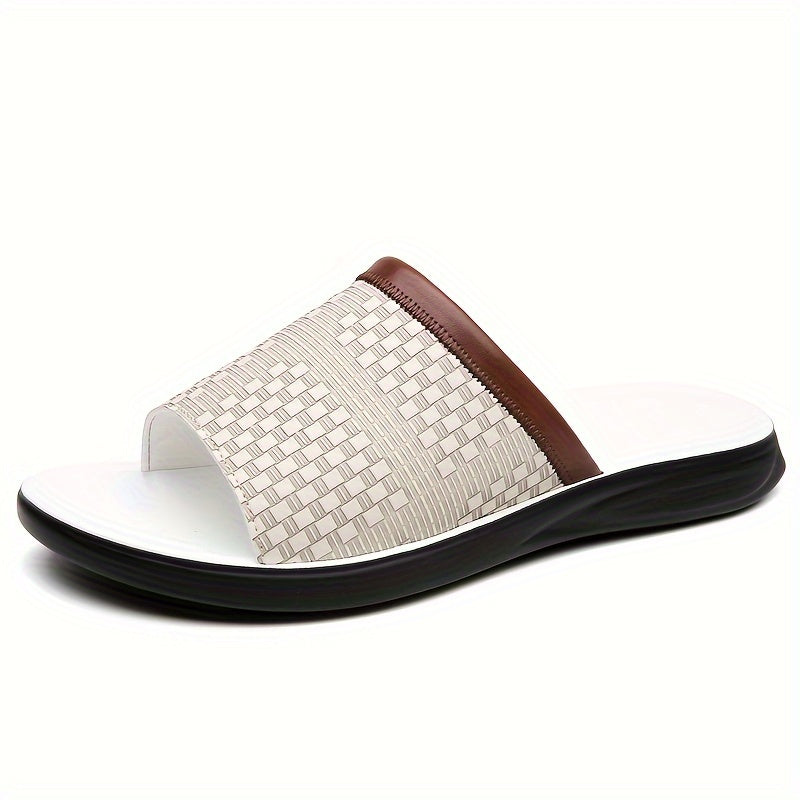 Eliseo | Sandalias slide tejidas para hombre