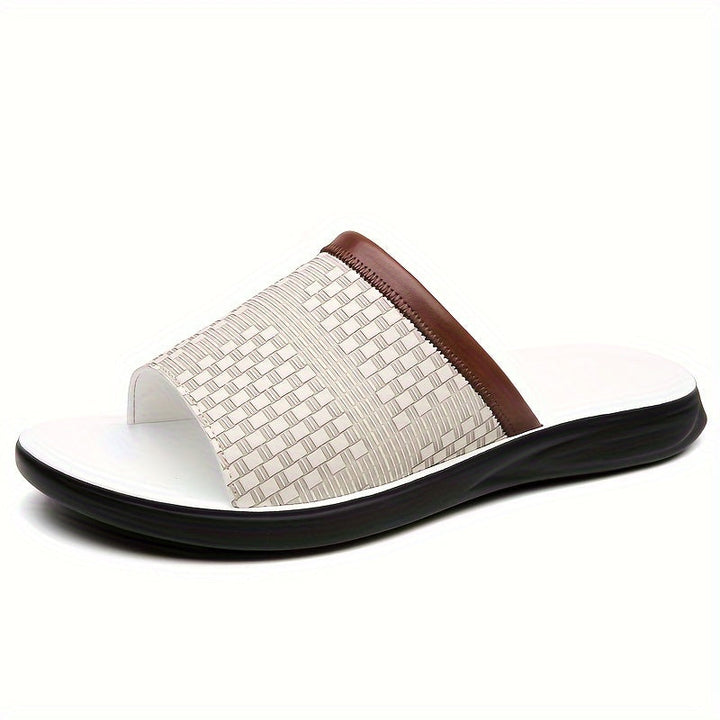 Eliseo | Sandalias slide tejidas para hombre