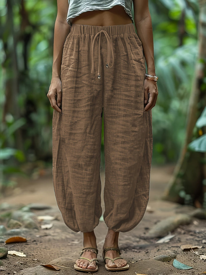 Alfonsina | Pantalón globo con cordón ajustable