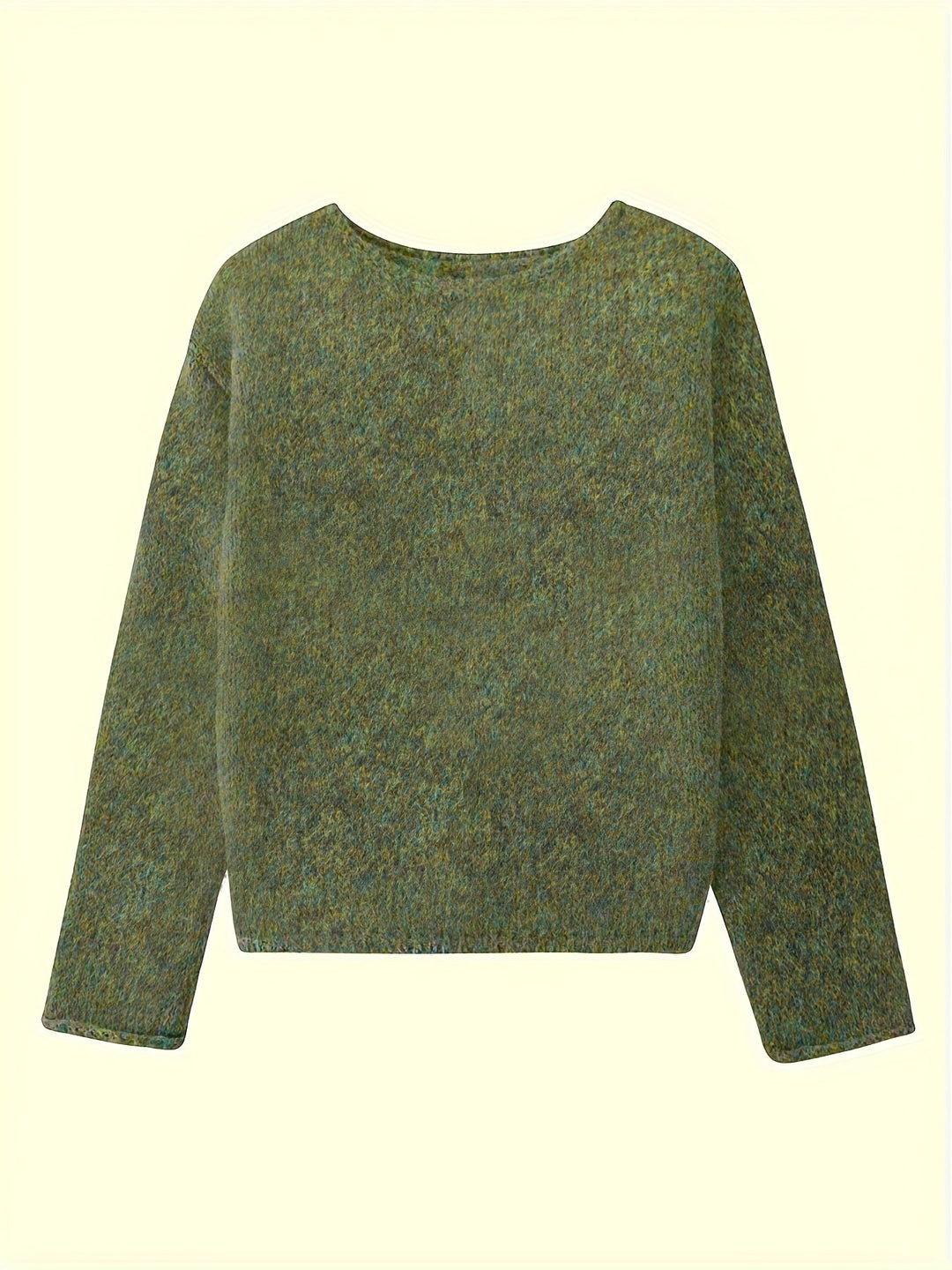 Escarlet | Sweater cuello redondo holgado