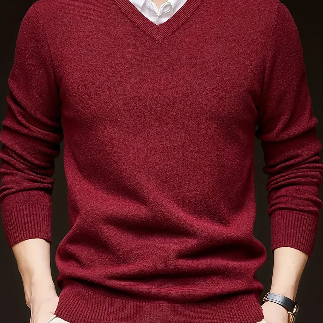 Germán | Sweater cuello V para hombre