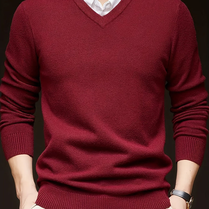 Germán | Sweater cuello V para hombre