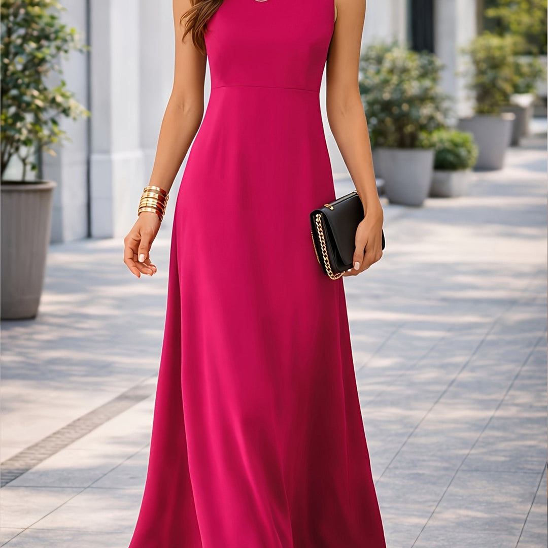 Silvia | Vestido largo sin mangas
