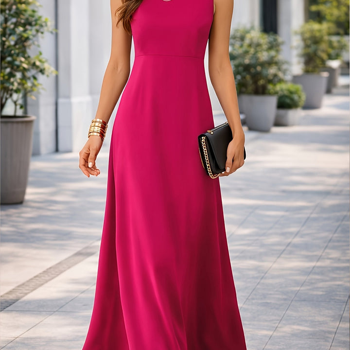 Silvia | Vestido largo sin mangas