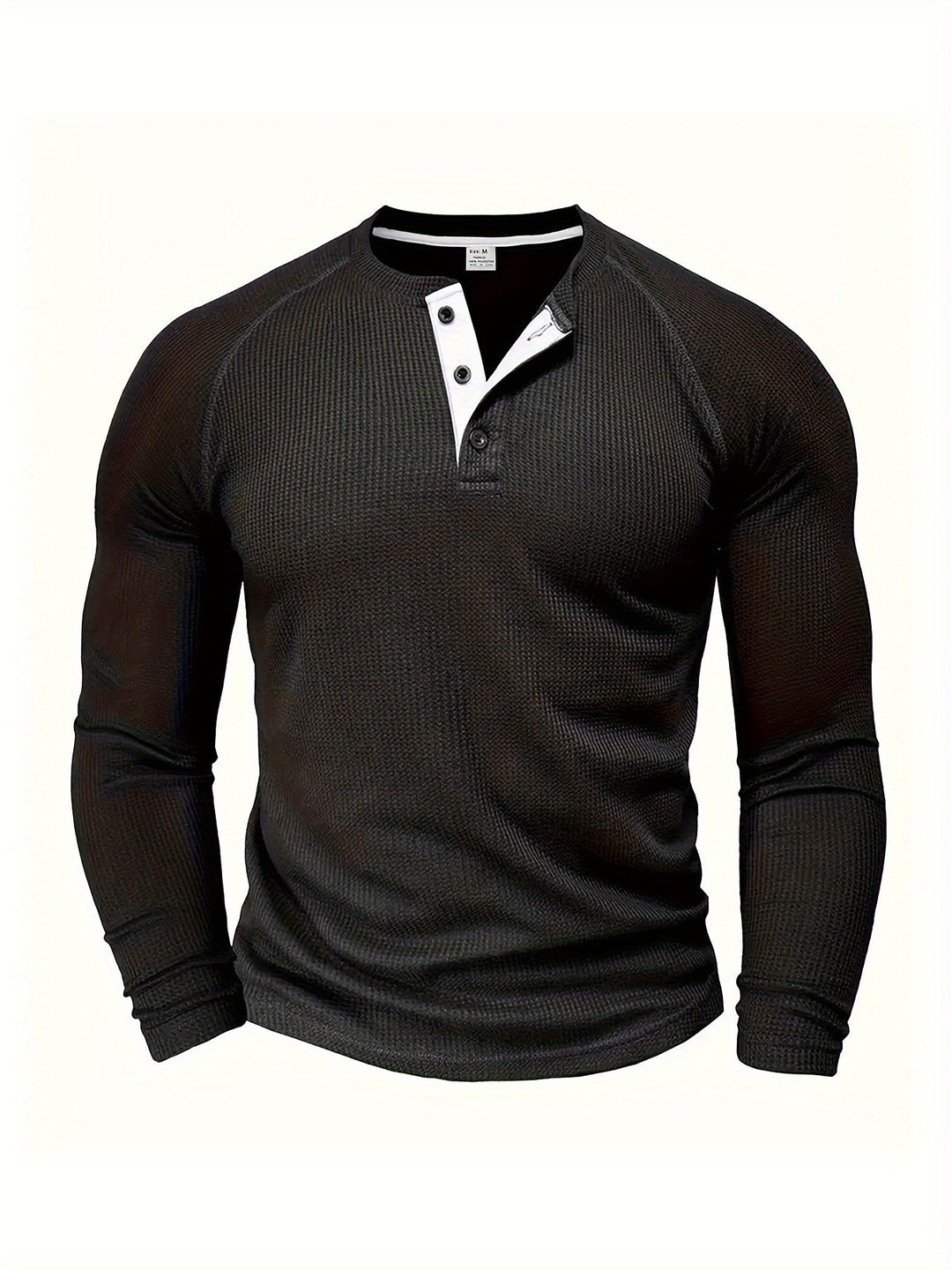 René | Polera henley manga larga