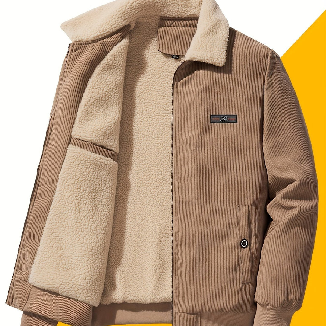 Fernando | Chaqueta de hombre forrada en peluche