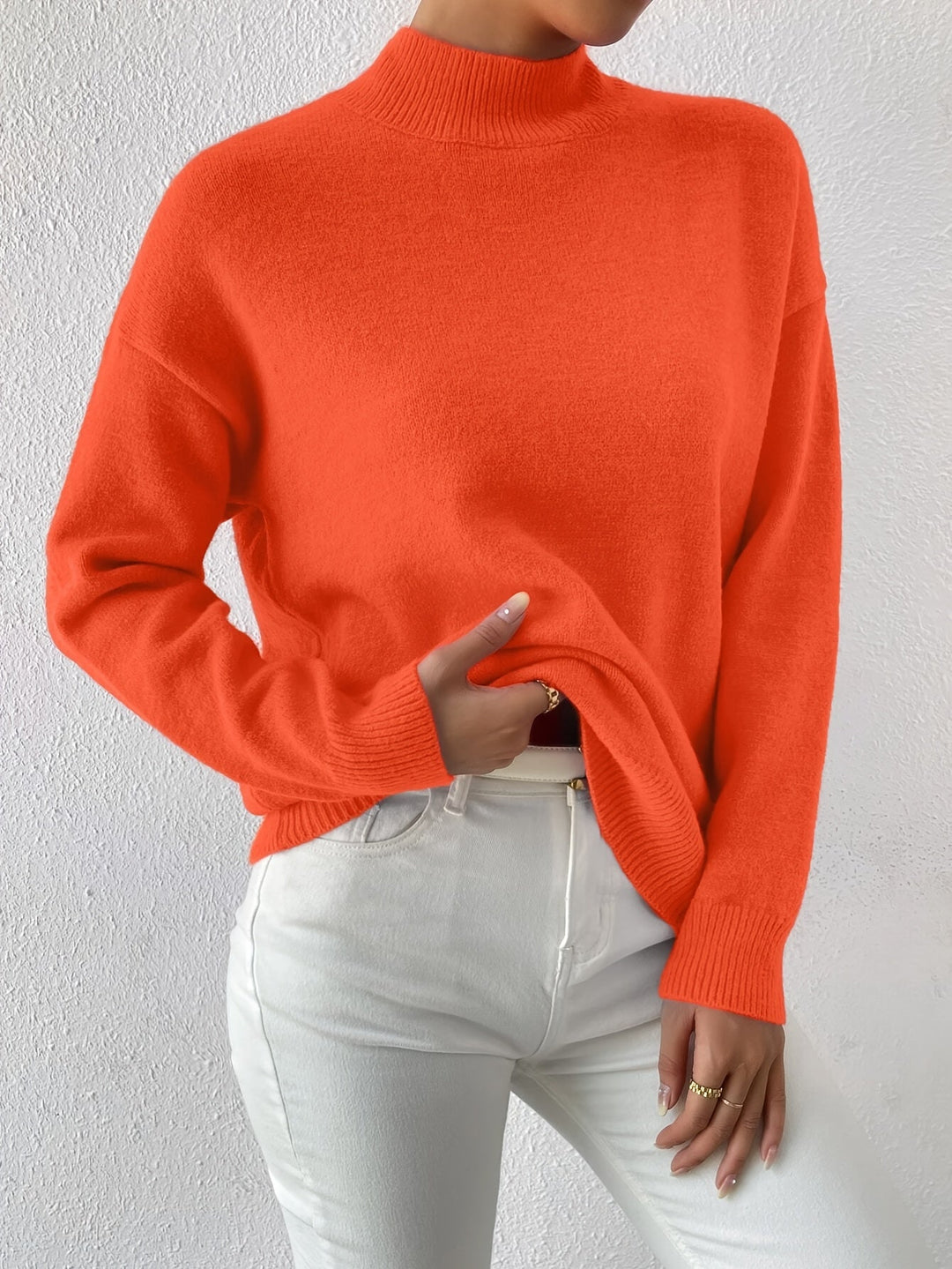 Sandra Andrea | Sweater cuello mock