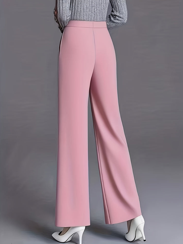 Saray | Pantalones de tiro alto y pierna ancha